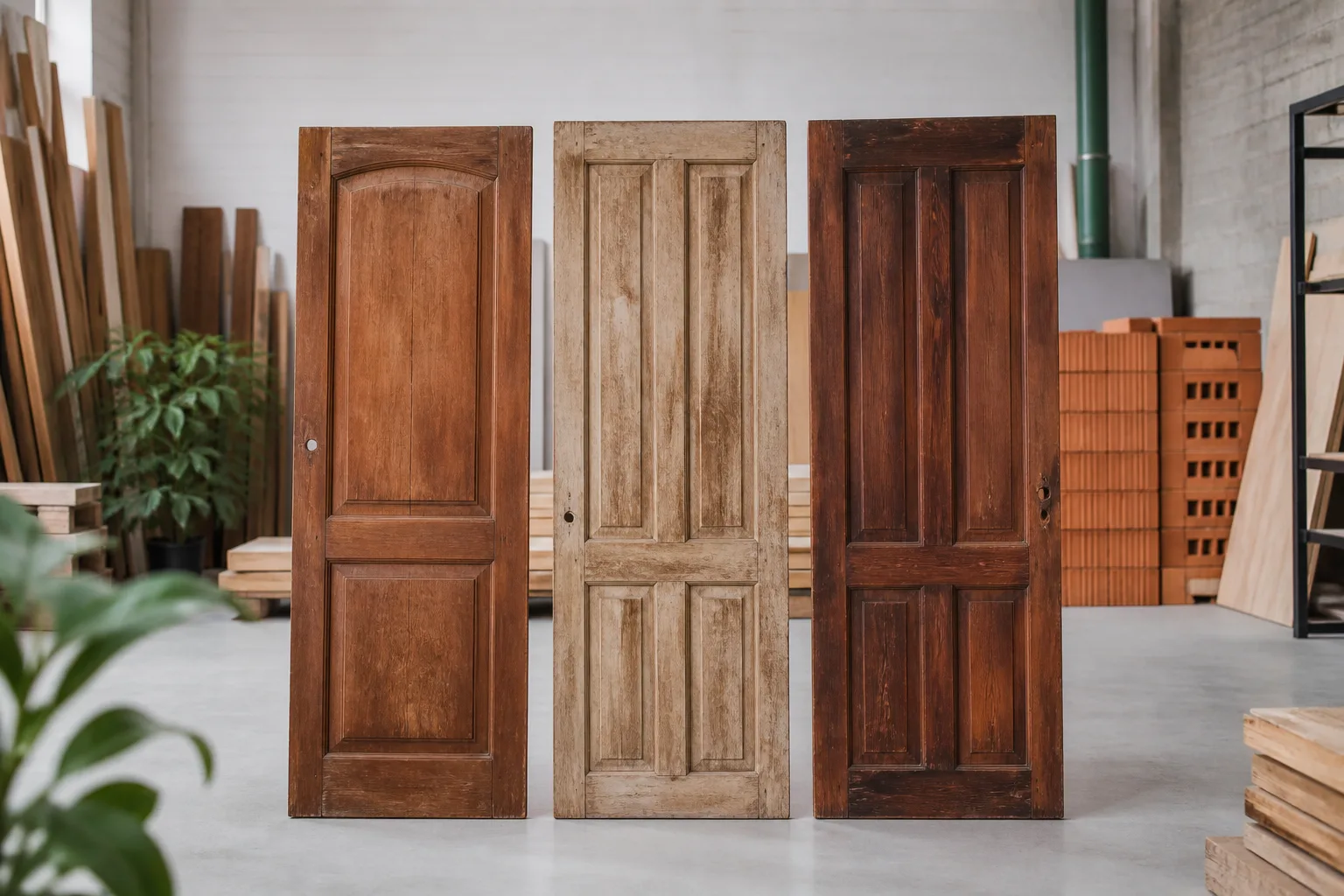 Fotografía de Puertas de madera restaurables